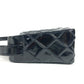 CHANEL Shoulder Bag Patent leather black vintage quilting matelasse Women Used Authentic