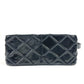 CHANEL Shoulder Bag Patent leather black vintage quilting matelasse Women Used Authentic