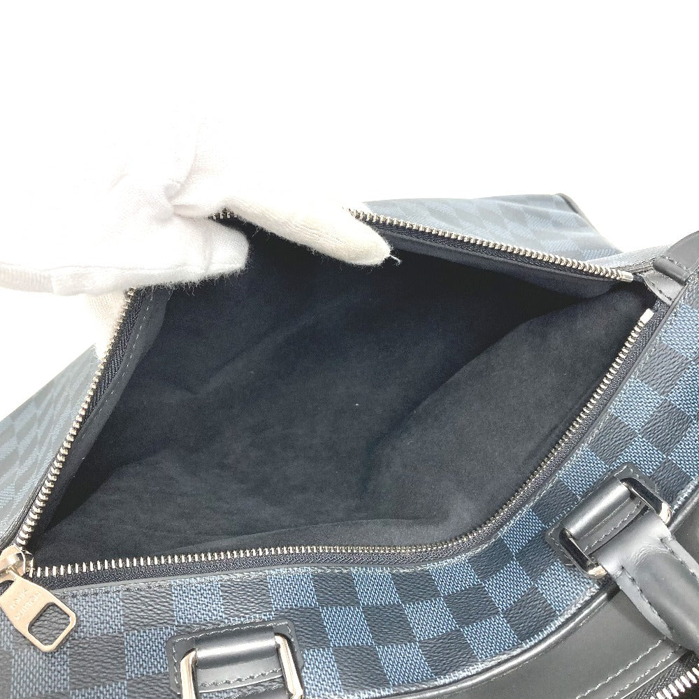 LOUIS VUITTON Handbag N41347 Damier Cobalt Canvas Navy Damier Cobalt Porto Documan Business PDB mens Used Authentic