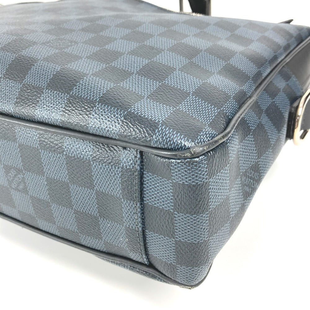 LOUIS VUITTON Handbag N41347 Damier Cobalt Canvas Navy Damier Cobalt Porto Documan Business PDB mens Used Authentic
