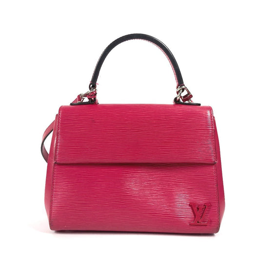 LOUIS VUITTON Shoulder Bag M42051 Epi Leather pink Epi Cluny BB Women Used Authentic