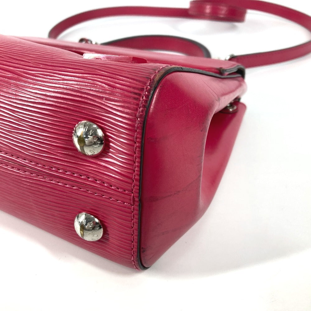 LOUIS VUITTON Shoulder Bag M42051 Epi Leather pink Epi Cluny BB Women Used Authentic