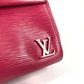 LOUIS VUITTON Shoulder Bag M42051 Epi Leather pink Epi Cluny BB Women Used Authentic
