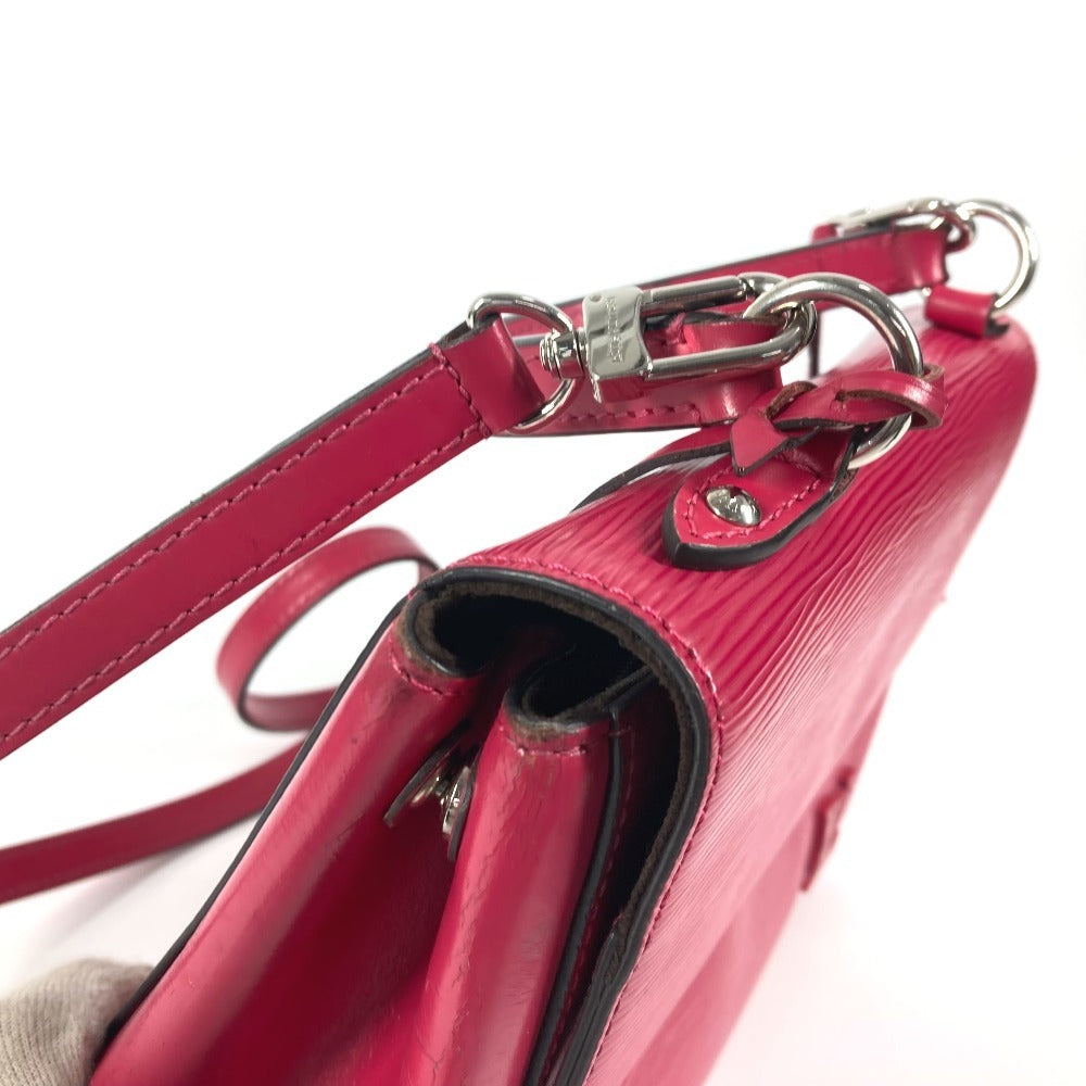 LOUIS VUITTON Shoulder Bag M42051 Epi Leather pink Epi Cluny BB Women Used Authentic
