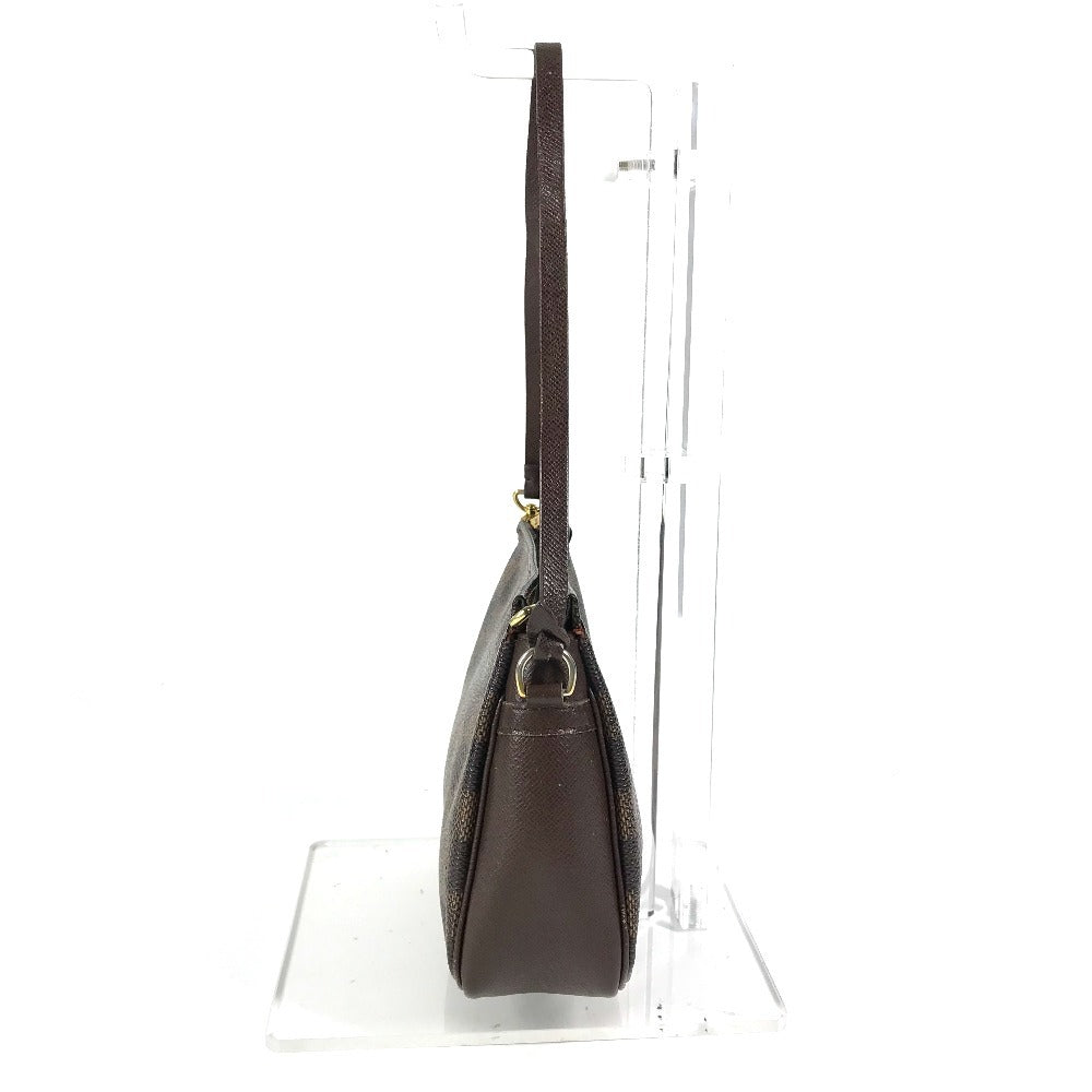 LOUIS VUITTON Shoulder Bag N51982 Damier canvas Brown Damier Truth makeup accessories pouch Women Used Authentic