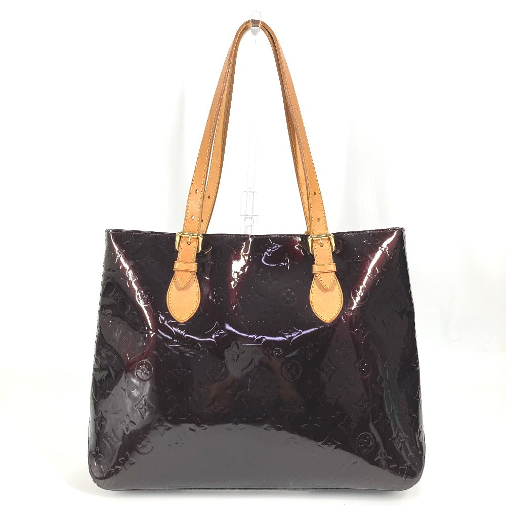 LOUIS VUITTON Shoulder Bag M91994 Monogram Vernis Canvas purple Monogram Vernis Brentwood Women Used Authentic