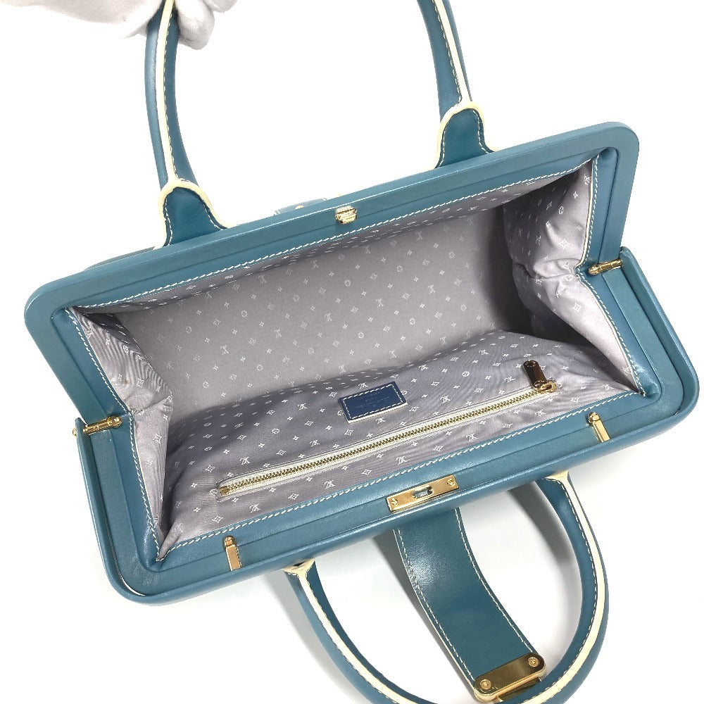 LOUIS VUITTON Handbag M91807 Suhari leather blue Suhari Angnieux PM Women Used Authentic