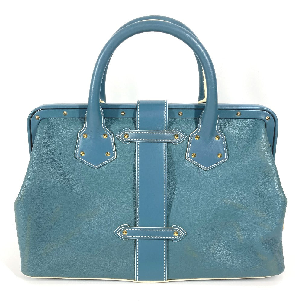 LOUIS VUITTON Handbag M91807 Suhari leather blue Suhari Angnieux PM Women Used Authentic