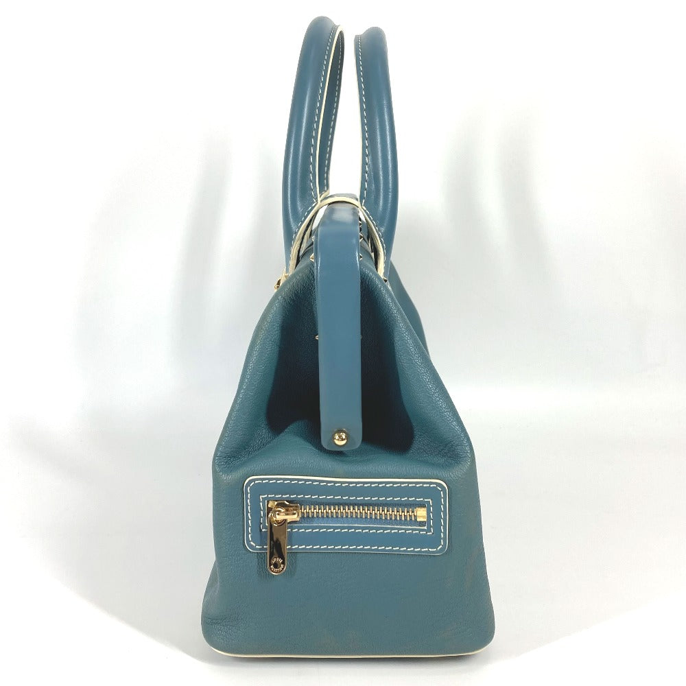 LOUIS VUITTON Handbag M91807 Suhari leather blue Suhari Angnieux PM Women Used Authentic