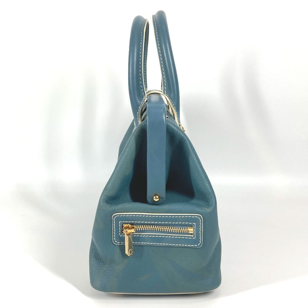 LOUIS VUITTON Handbag M91807 Suhari leather blue Suhari Angnieux PM Women Used Authentic