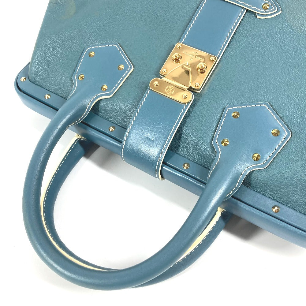 LOUIS VUITTON Handbag M91807 Suhari leather blue Suhari Angnieux PM Women Used Authentic