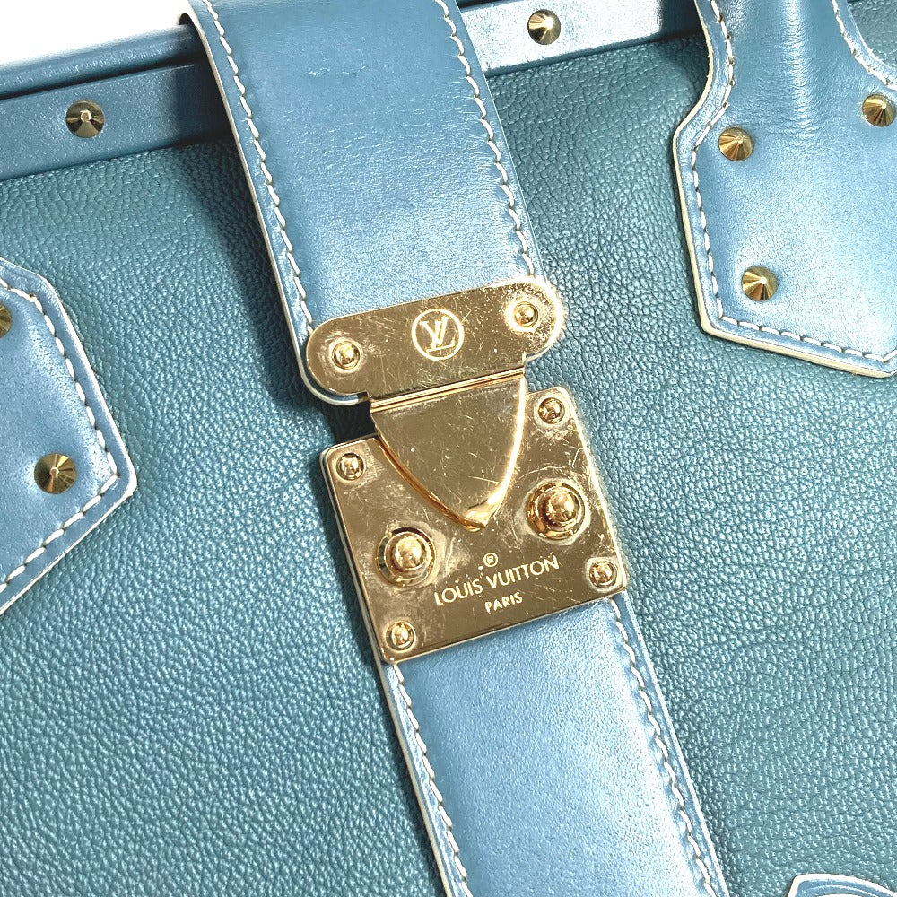 LOUIS VUITTON Handbag M91807 Suhari leather blue Suhari Angnieux PM Women Used Authentic