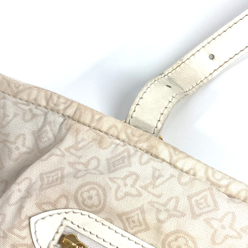 LOUIS VUITTON Tote Bag M95675 Leather / canvas Beige type Cruise line Taicienne GM Women Used Authentic