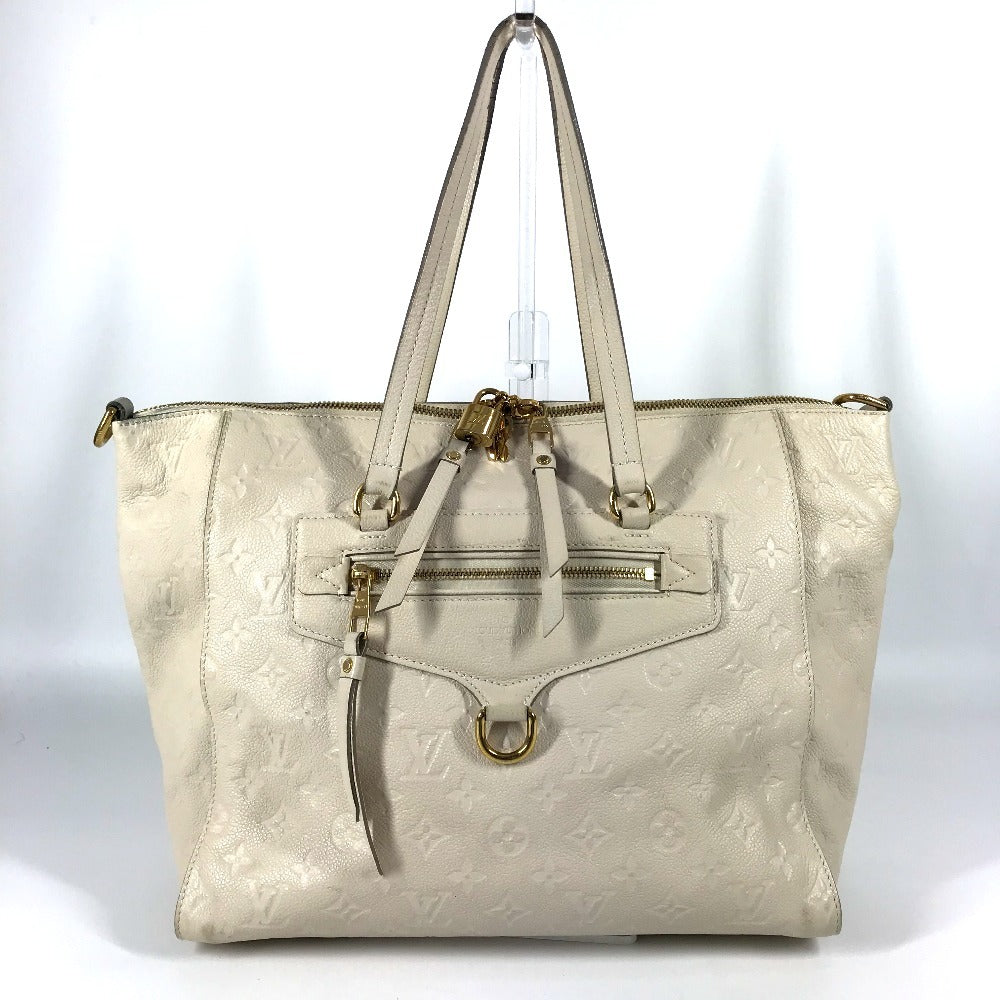 LOUIS VUITTON Shoulder Bag M93411 Monogram Ann Platt Leather white Monogram Ann Platt Remunize PM unisex(Unisex) Used Authentic