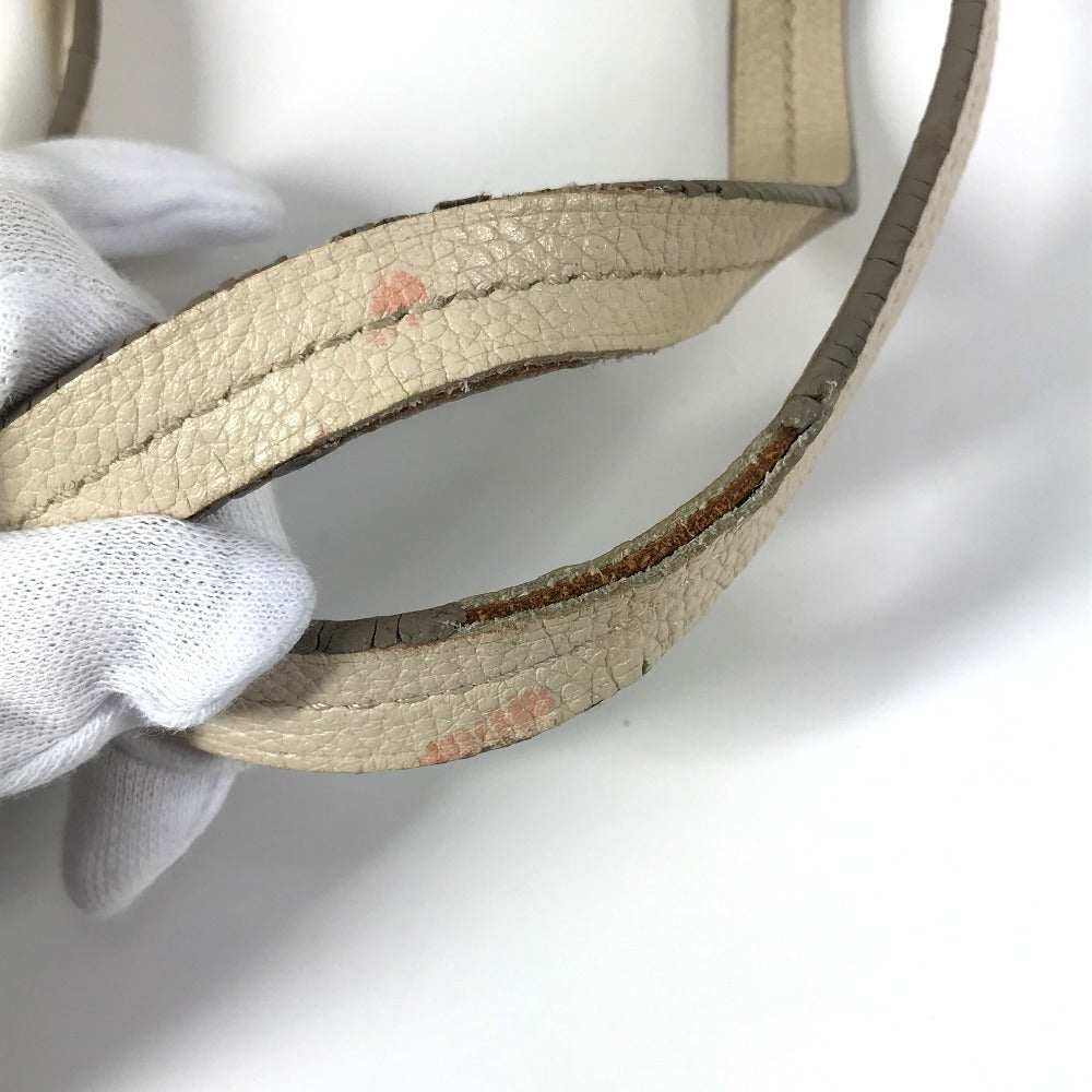 LOUIS VUITTON Shoulder Bag M93411 Monogram Ann Platt Leather white Monogram Ann Platt Remunize PM unisex(Unisex) Used Authentic