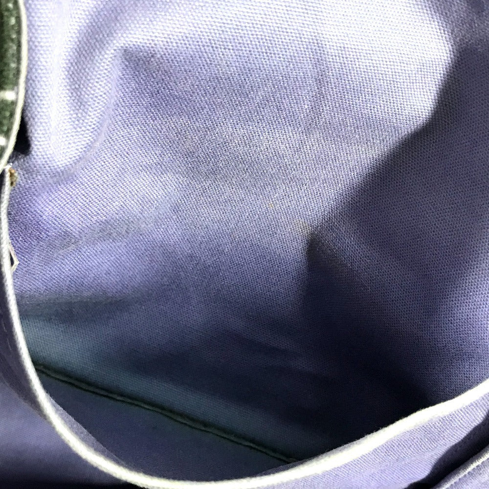 LOUIS VUITTON Shoulder Bag M95983 Leather / canvas purple Monogram beach line Hippo Ipanema PM