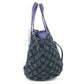 LOUIS VUITTON Shoulder Bag M95983 Leather / canvas purple Monogram beach line Hippo Ipanema PM
