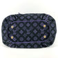 LOUIS VUITTON Shoulder Bag M95983 Leather / canvas purple Monogram beach line Hippo Ipanema PM