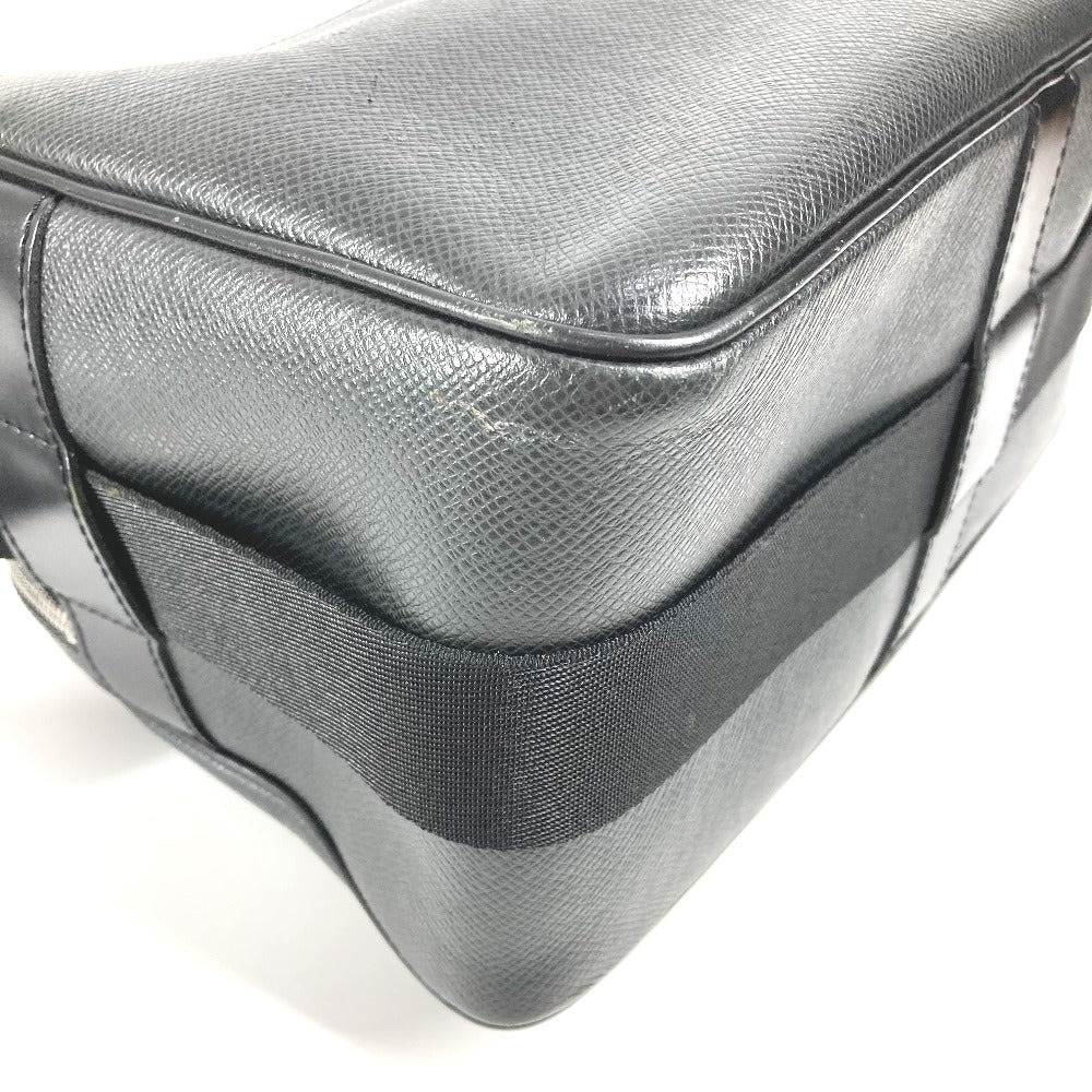 LOUIS VUITTON Shoulder Bag M30152 Taiga Leather black Taiga Reporter PM unisex(Unisex) Used Authentic