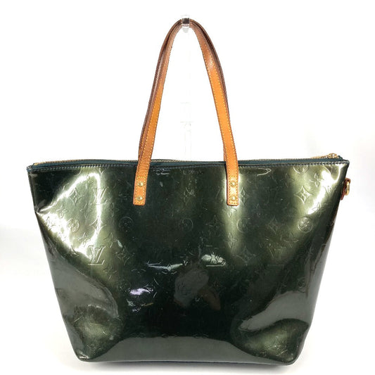 LOUIS VUITTON Shoulder Bag M93673 Monogram Vernis Canvas green Monogram Vernis Bellevue GM