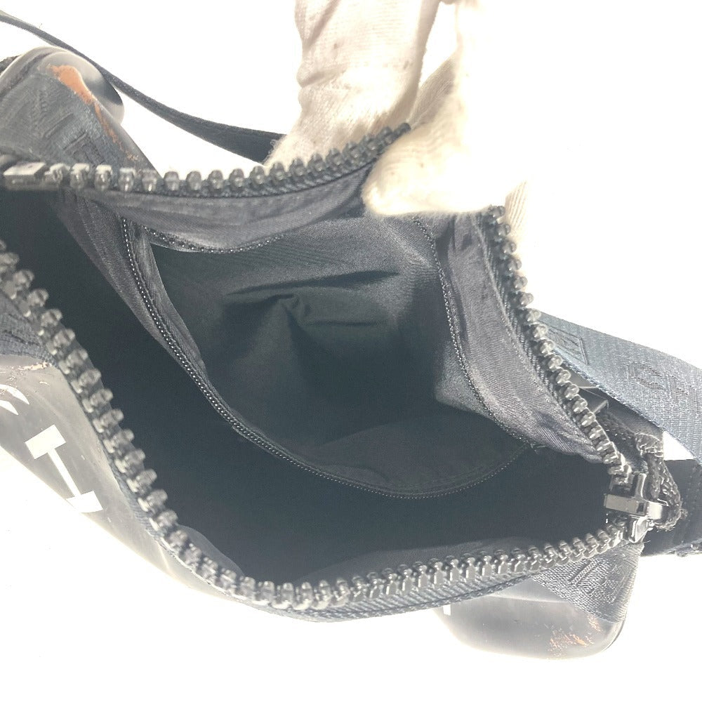CHANEL Shoulder Bag rubber black Sports CC COCO Mark logo Women Used Authentic