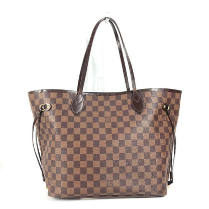 LOUIS VUITTON Shoulder Bag N51105 Damier canvas Brown Damier Neverfull MM unisex(Unisex) Used Authentic