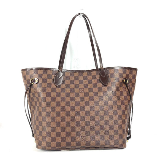 LOUIS VUITTON Shoulder Bag N51105 Damier canvas Brown Damier Neverfull MM unisex(Unisex) Used Authentic