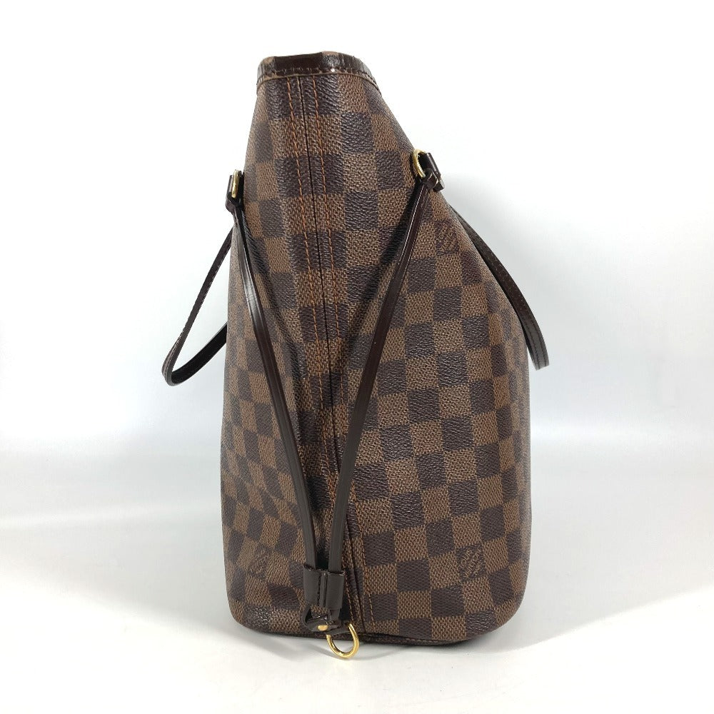 LOUIS VUITTON Shoulder Bag N51105 Damier canvas Brown Damier Neverfull MM unisex(Unisex) Used Authentic