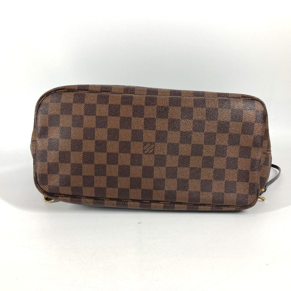 LOUIS VUITTON Shoulder Bag N51105 Damier canvas Brown Damier Neverfull MM unisex(Unisex) Used Authentic