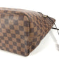 LOUIS VUITTON Shoulder Bag N51105 Damier canvas Brown Damier Neverfull MM unisex(Unisex) Used Authentic