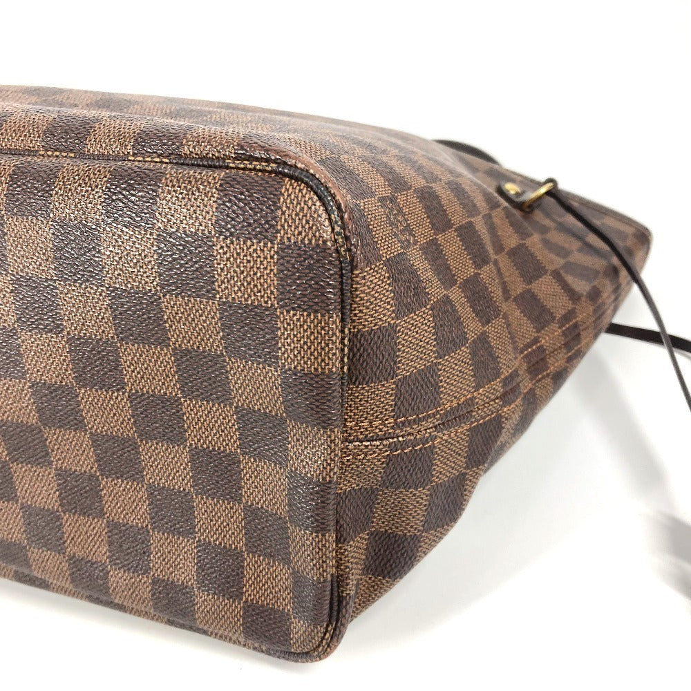 LOUIS VUITTON Shoulder Bag N51105 Damier canvas Brown Damier Neverfull MM unisex(Unisex) Used Authentic