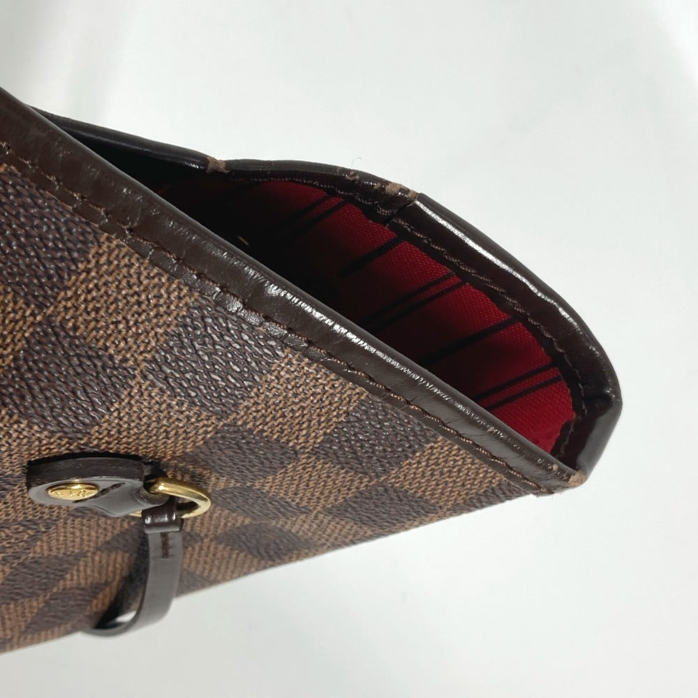 LOUIS VUITTON Shoulder Bag N51105 Damier canvas Brown Damier Neverfull MM unisex(Unisex) Used Authentic