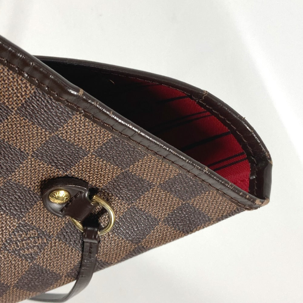 LOUIS VUITTON Shoulder Bag N51105 Damier canvas Brown Damier Neverfull MM unisex(Unisex) Used Authentic