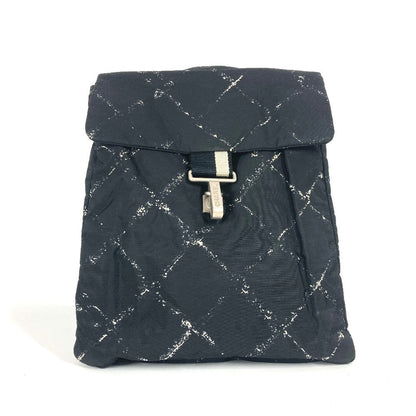 CHANEL Backpack Nylon black Old travel line Women Used Authentic
