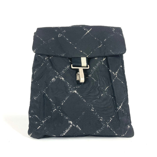 CHANEL Backpack Nylon black Old travel line Women Used Authentic