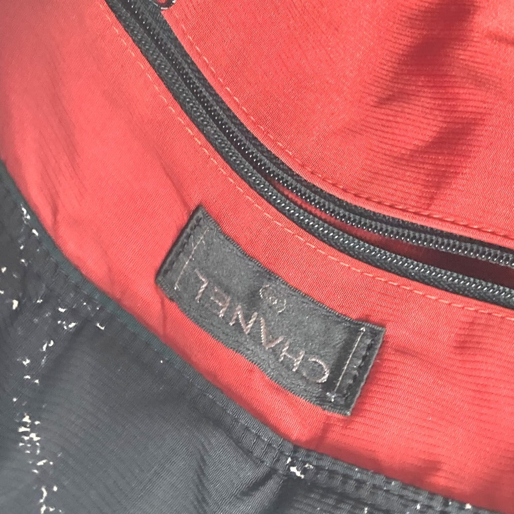 CHANEL Backpack Nylon black Old travel line Women Used Authentic