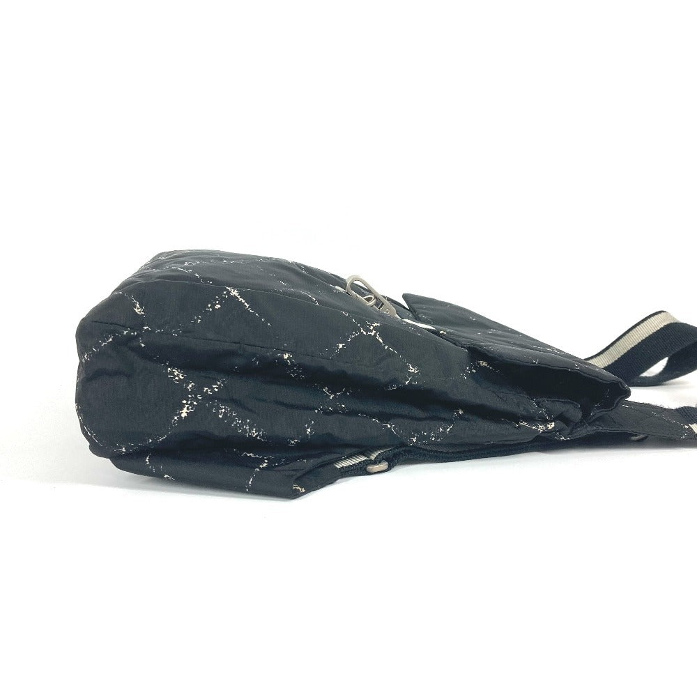 CHANEL Backpack Nylon black Old travel line Women Used Authentic