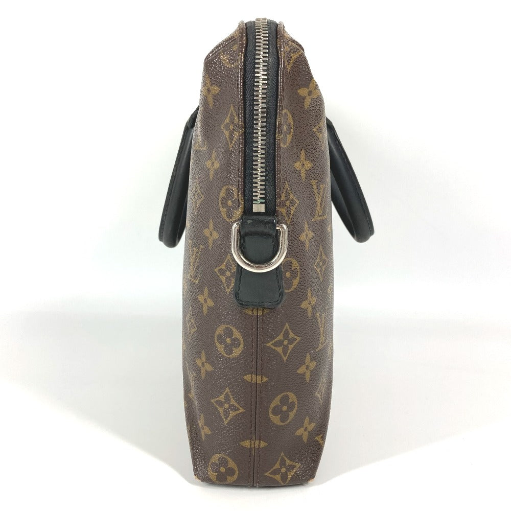 LOUIS VUITTON Handbag M40868 Monogram macacer canvas Brown Monogram macacer Porto documan Jules PDJ mens Used Authentic