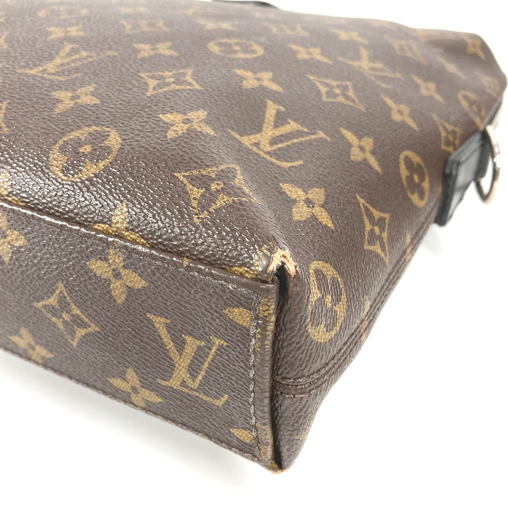 LOUIS VUITTON Handbag M40868 Monogram macacer canvas Brown Monogram macacer Porto documan Jules PDJ mens Used Authentic