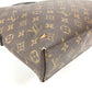LOUIS VUITTON Handbag M40868 Monogram macacer canvas Brown Monogram macacer Porto documan Jules PDJ mens Used Authentic