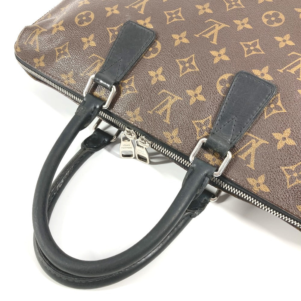 LOUIS VUITTON Handbag M40868 Monogram macacer canvas Brown Monogram macacer Porto documan Jules PDJ mens Used Authentic