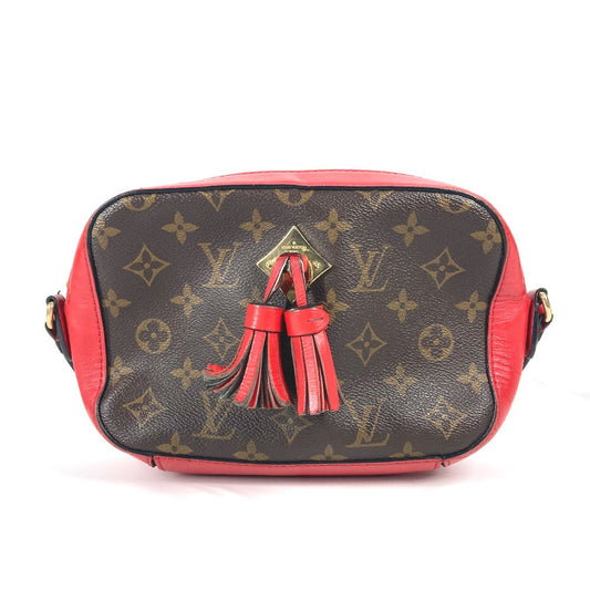 LOUIS VUITTON Shoulder Bag M43556 Monogram canvas Brown Monogram Saintonge