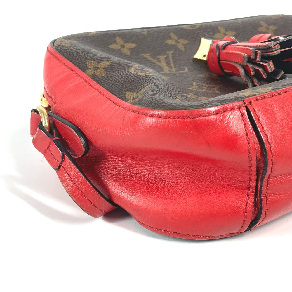 LOUIS VUITTON Shoulder Bag M43556 Monogram canvas Brown Monogram Saintonge