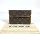 LOUIS VUITTON Waist bag M51855 Monogram canvas Brown Monogram Pochette Florentine