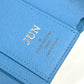 LOUIS VUITTON Trifold wallet N60219 Damier Azur Canvas blue Damier Azur Portefeuille Zoe