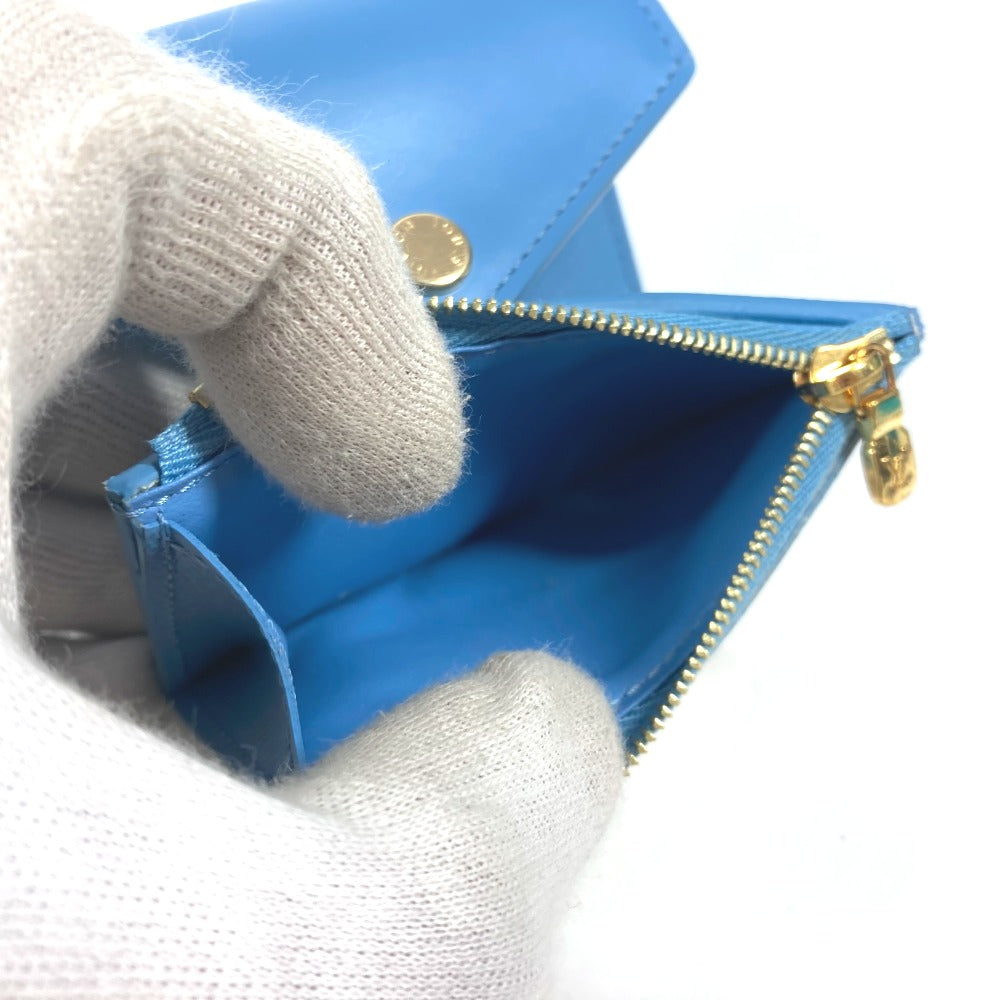 LOUIS VUITTON Trifold wallet N60219 Damier Azur Canvas blue Damier Azur Portefeuille Zoe