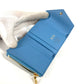 LOUIS VUITTON Trifold wallet N60219 Damier Azur Canvas blue Damier Azur Portefeuille Zoe