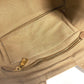 PRADA Handbag canvas beige Canapa logo studs