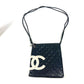 CHANEL Shoulder Bag leather black Cambon line CC COCO Mark
