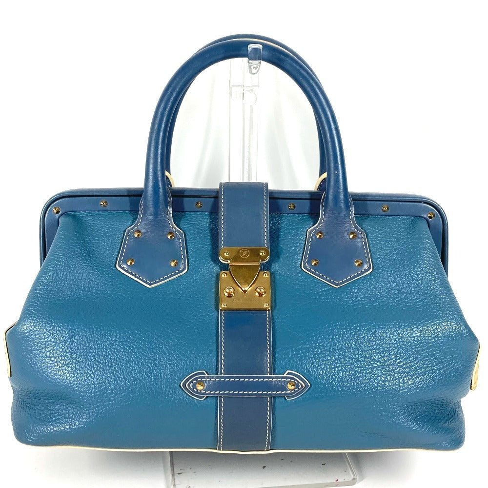 LOUIS VUITTON Handbag M91807 Suhari leather blue Suhari Angénieux PM